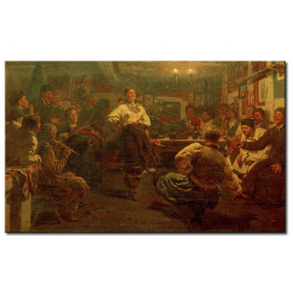 Schilderij  Ilja Repin: Bis Zum Morgen