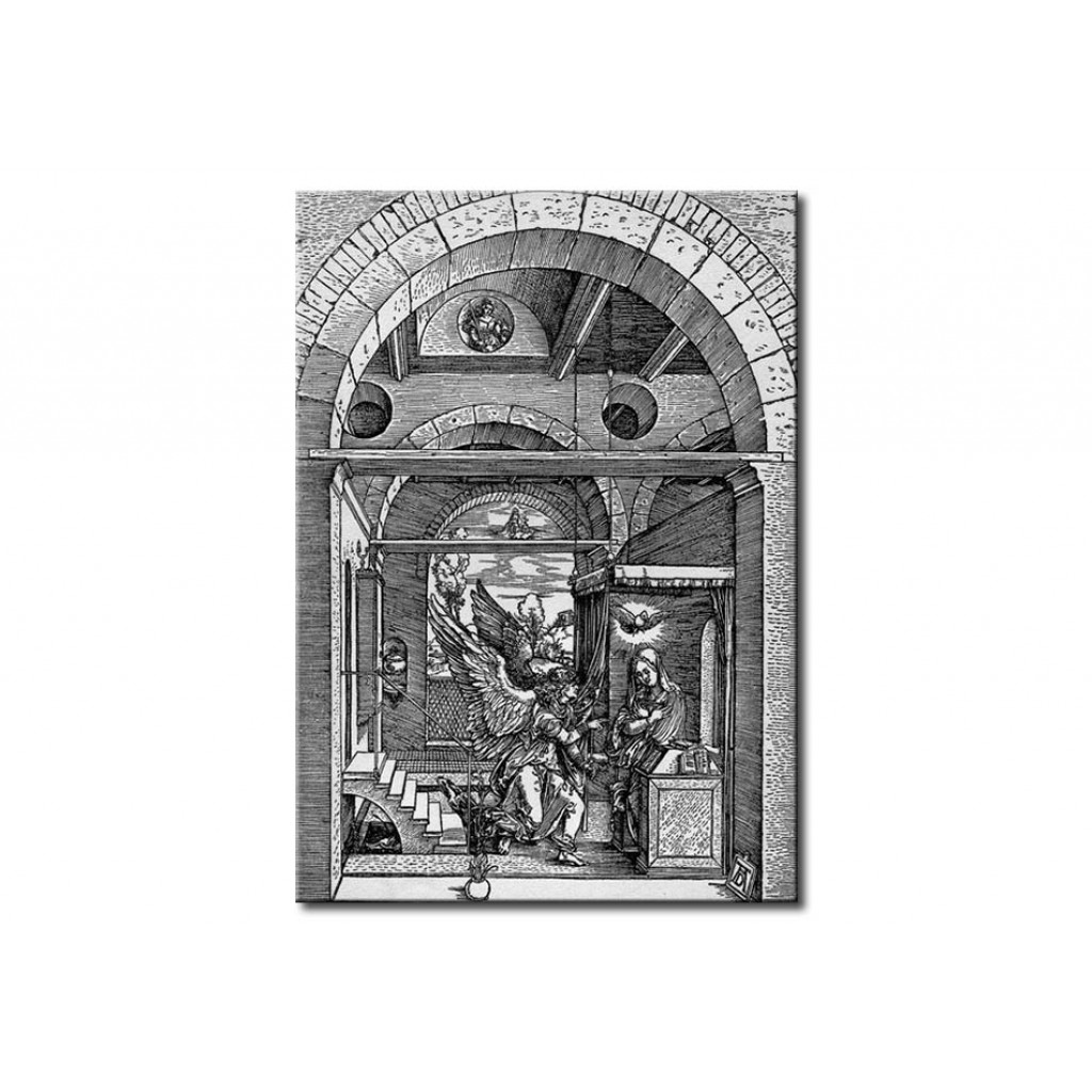 Schilderij  Albrecht Dürer: The Annunciation