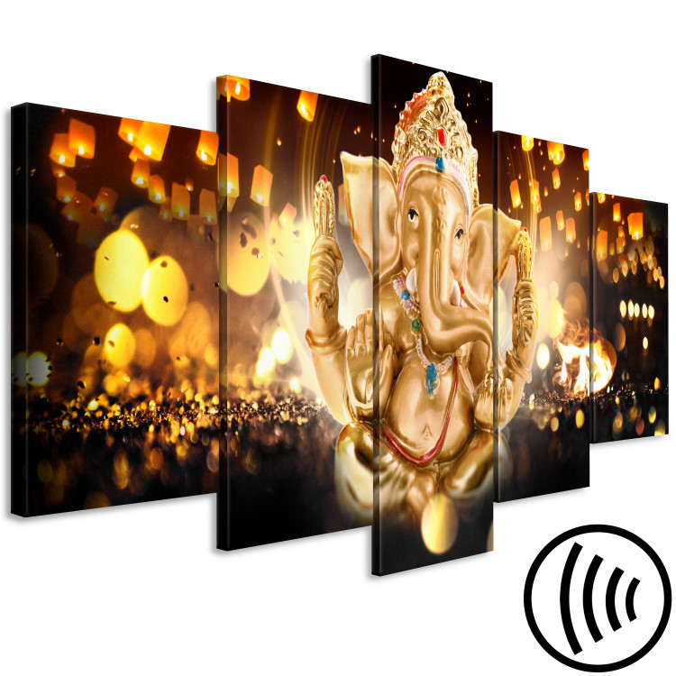 Canvas Enlightened Buddha - oriental, Buddhist theme in warm colors 118197 additionalImage 6