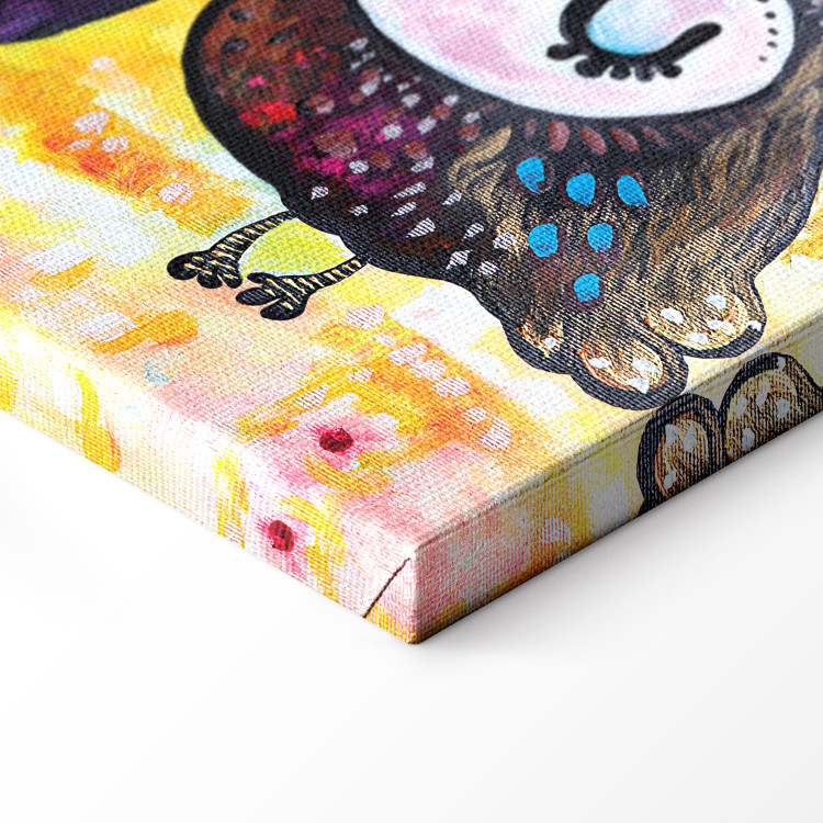 Canvas Colourful Owls (1 Part) Wide 118797 additionalImage 12