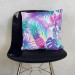 Mikrofaser Kissen Piña colada - neon graphic pattern with tropical flora cushions 146897 additionalThumb 3