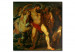 Tableau reproduction Le Hercules ivre, conduit par une nymphe et un satyre 51697