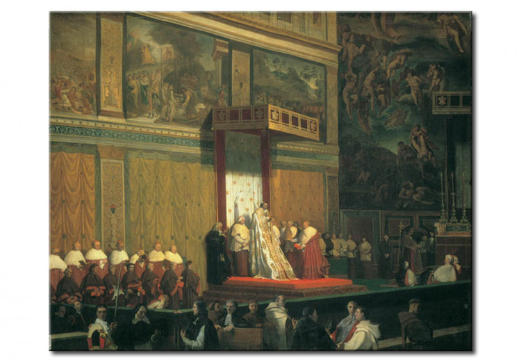 Quadro famoso Pope Pius VII in the Sixtine Chapel 51797