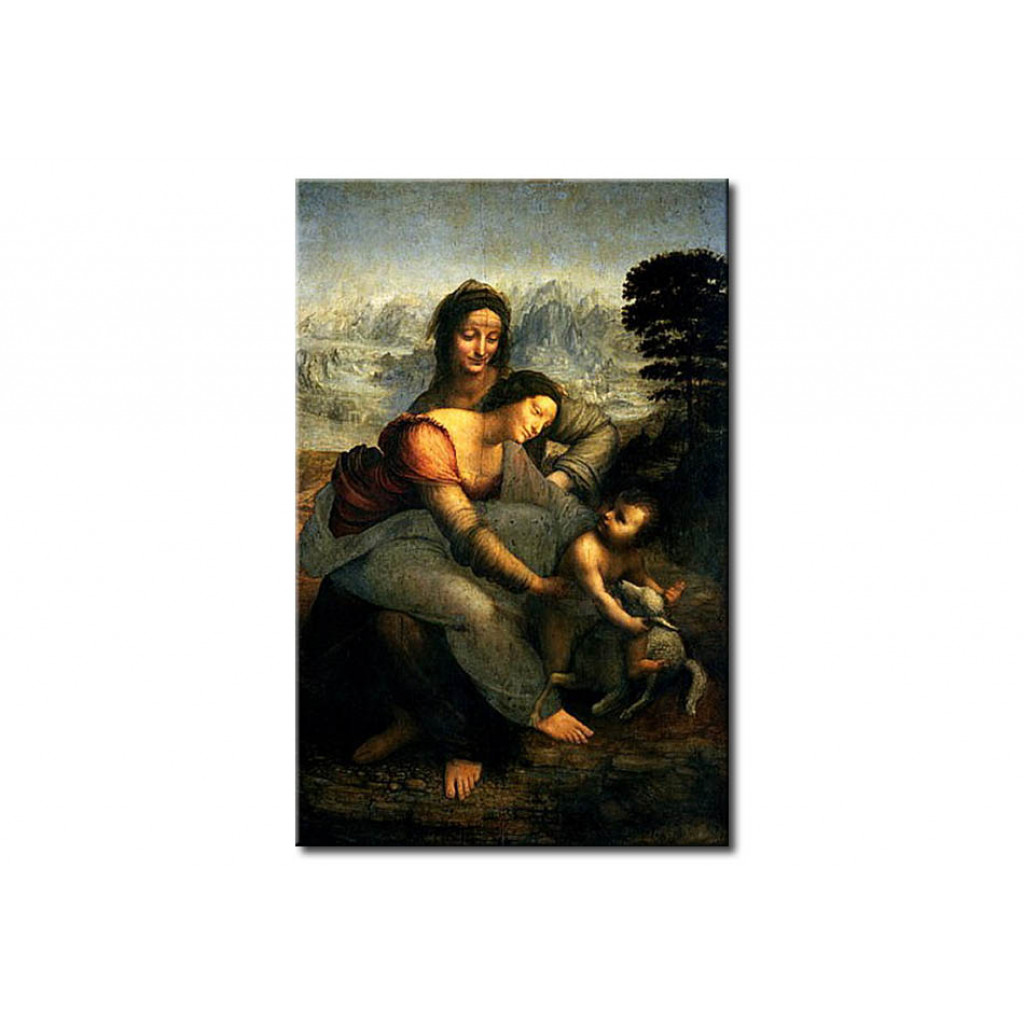 Schilderij  Leonardo Da Vinci: Virgin And Child With St. Anne