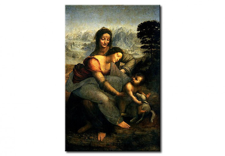 Tableau mural Vierge à l'Enfant avec Sainte Anne 51997