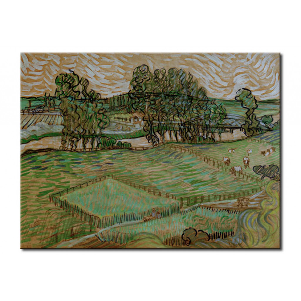 Schilderij  Vincent Van Gogh: The Oise At Auvers