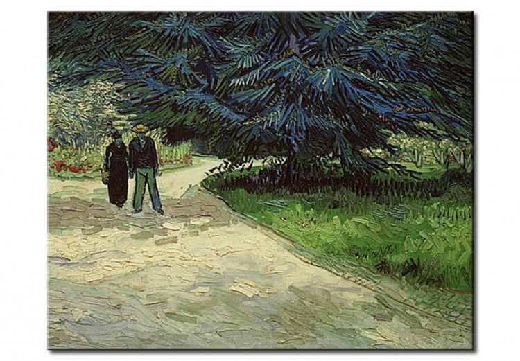 Tableau reproduction Couple dans le parc, Arles 52497