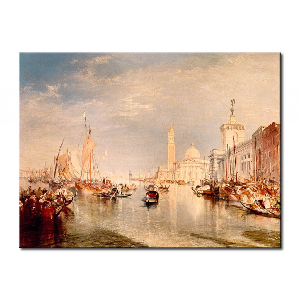 Schilderij  William Turner: Dogana And San Giorgio Maggiore