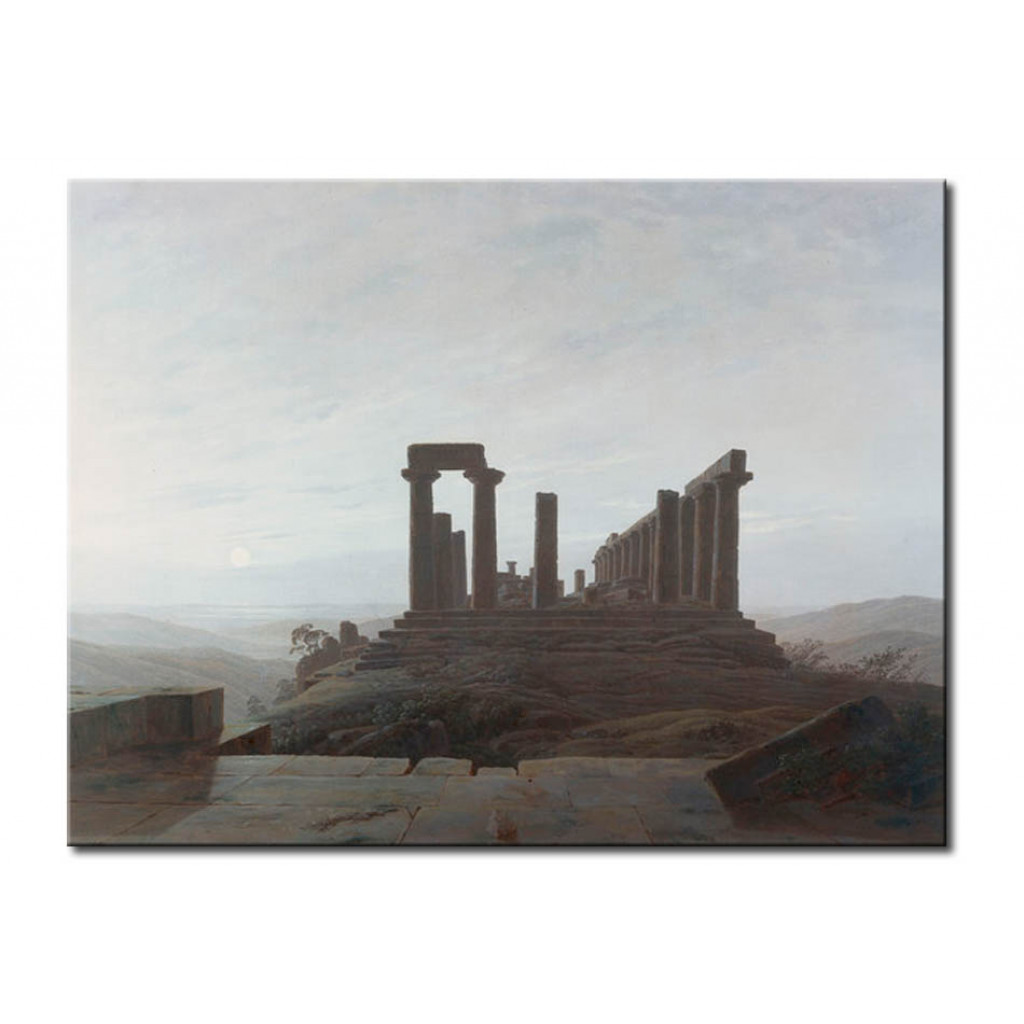 Schilderij  Caspar David Friedrich: Juno Temple In Agrigent