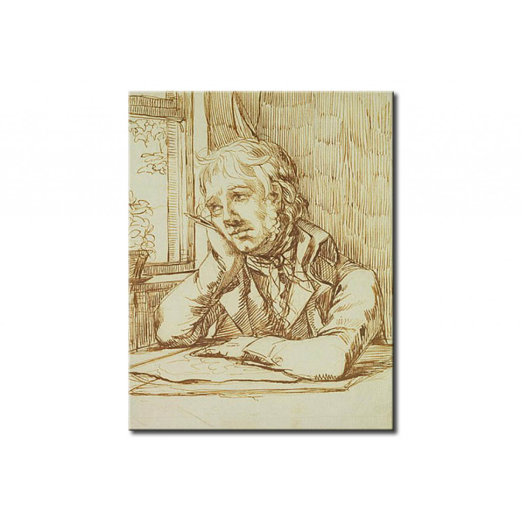 Schilderij  Caspar David Friedrich: Self Portrait