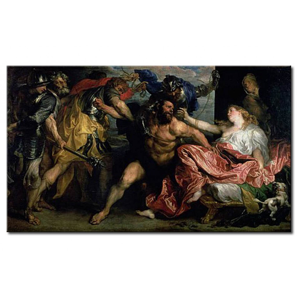 Schilderij  Anthony Van Dyck: The Arrest Of Samson