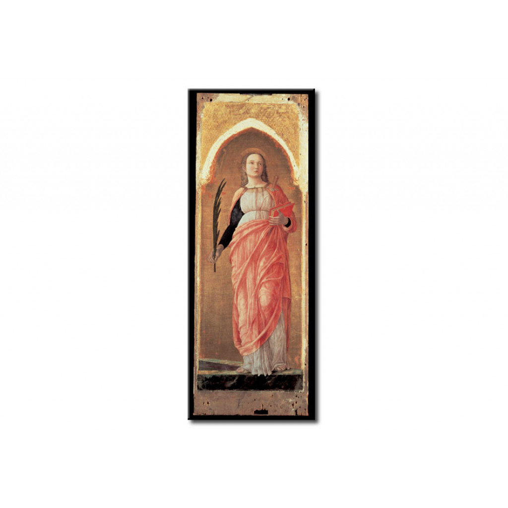 Schilderij  Andrea Mantegna: Saint Justina