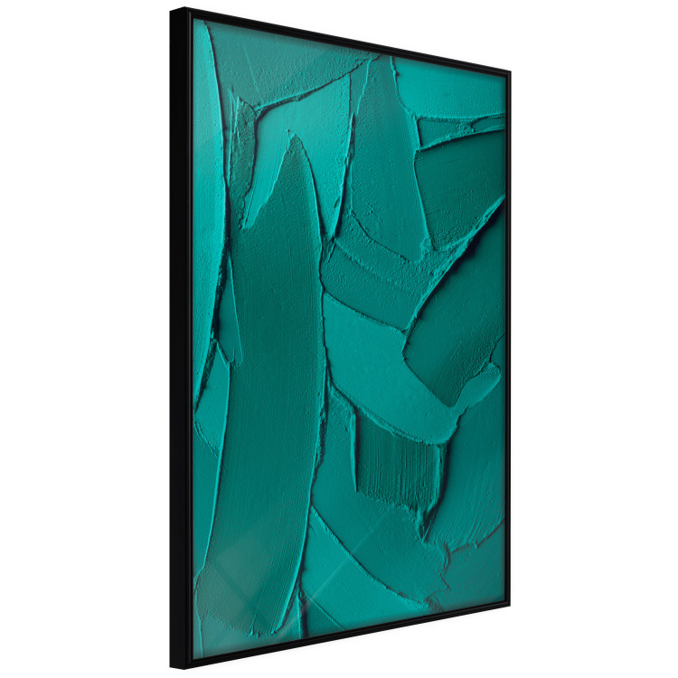 Wall Poster Green Abstraction - Clear Structure of Matter and Forms 149708 additionalImage 5