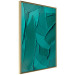 Wall Poster Green Abstraction - Clear Structure of Matter and Forms 149708 additionalThumb 6
