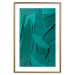 Wall Poster Green Abstraction - Clear Structure of Matter and Forms 149708 additionalThumb 25