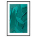Wall Poster Green Abstraction - Clear Structure of Matter and Forms 149708 additionalThumb 24
