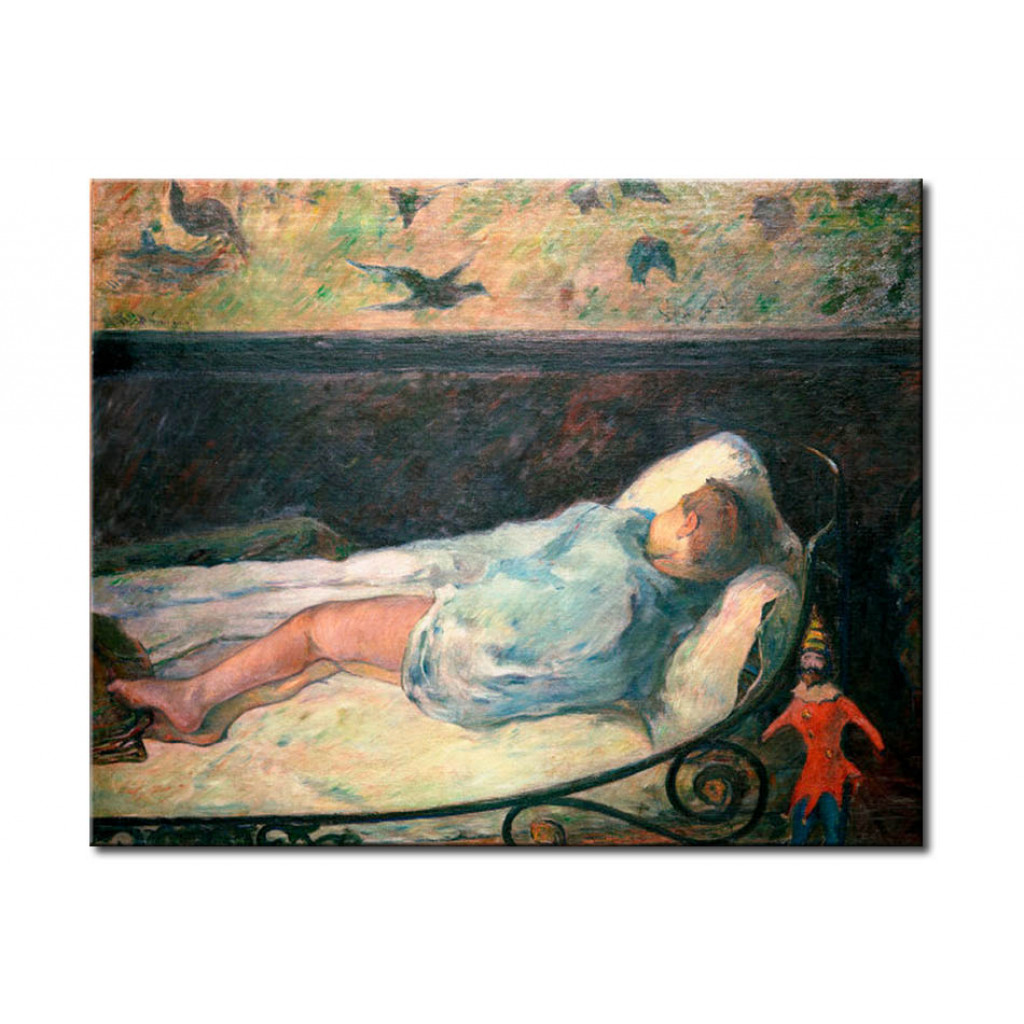 Schilderij  Paul Gauguin: Die Kleine Träumerin