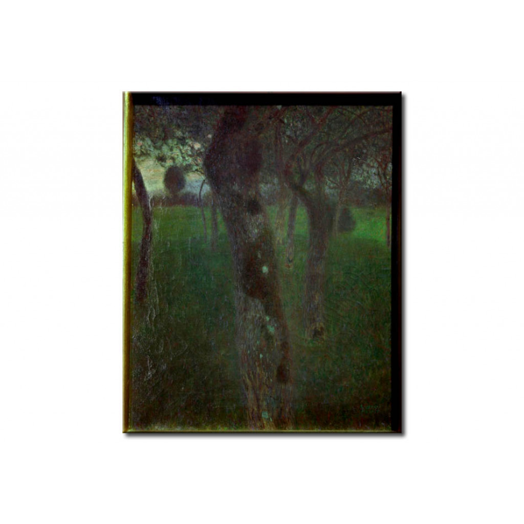 Schilderij  Gustav Klimt: Obstgarten Am Abend (Obstgarten. Abend)