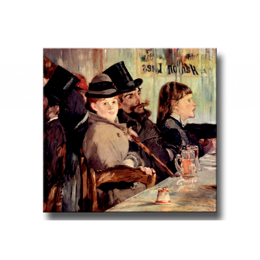Schilderij  Edouard Manet: In The Cafe