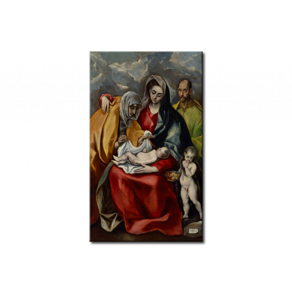 Reprodukcja Obrazu The Holy Family With Saint Elisabeth (or Anna) And The Boy St.John