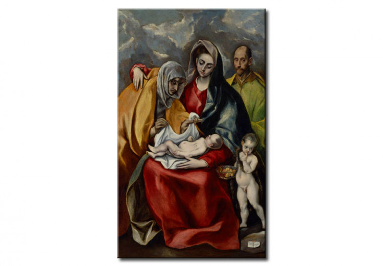 Tableau La Sainte Famille avec sainte Elisabeth (ou Anna) et le garçon de Saint-Jean 53508