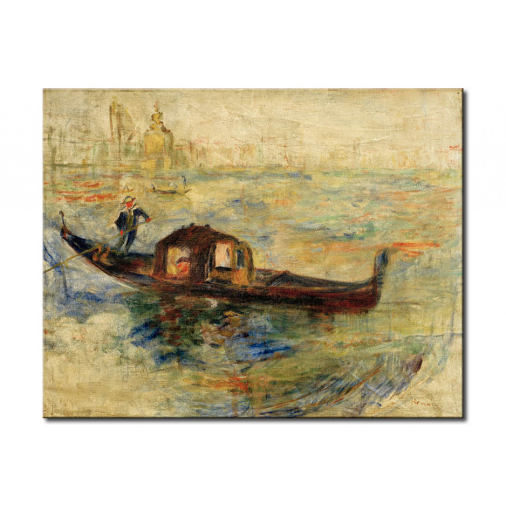 Schilderij  Pierre-Auguste Renoir: Gondole A Venise