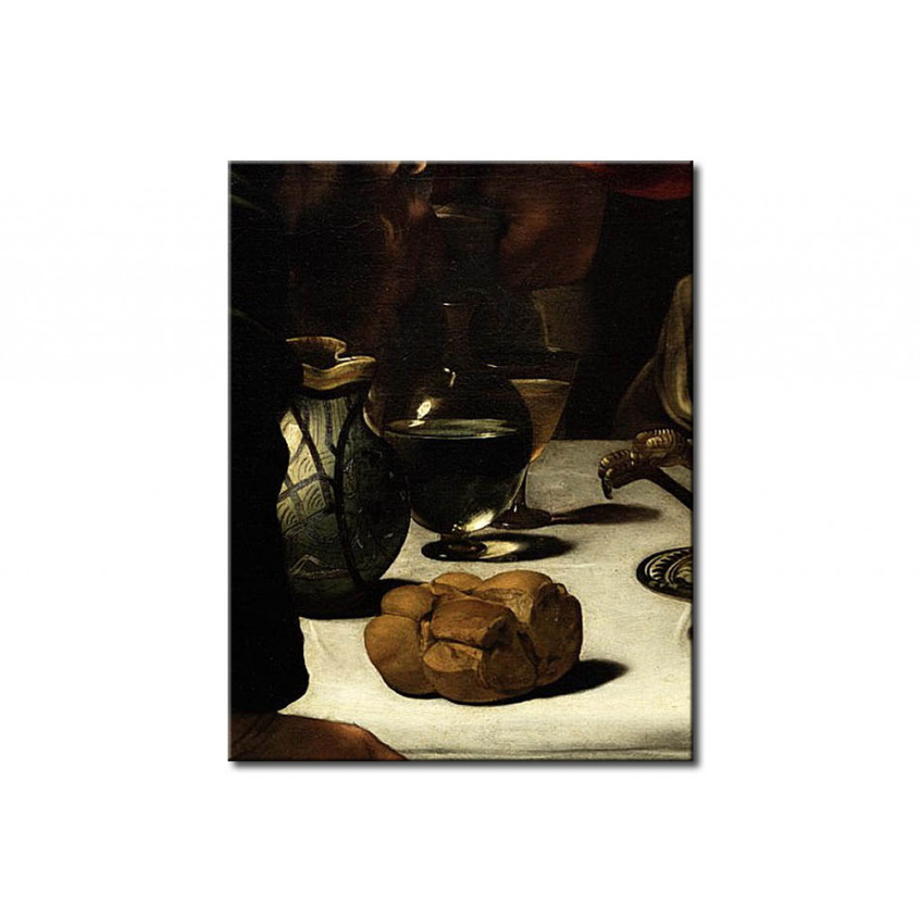 Schilderij  Caravaggio: The Supper At Emmaus