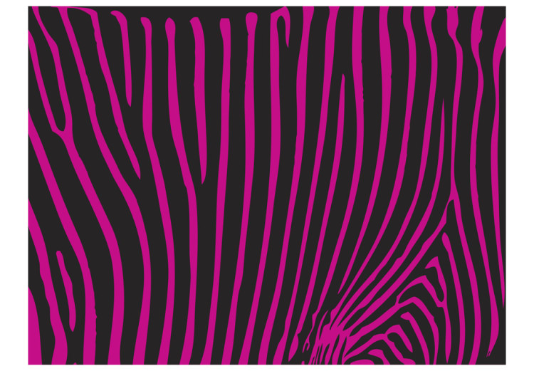 Wall Mural Zebra pattern (violet) 61008 additionalImage 1