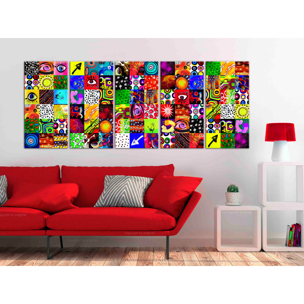 Schilderij  Gekleurde: Colourful Abstraction