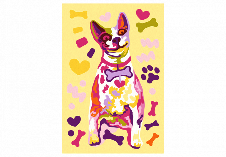 Painting Kit for Children Dog (Yellow Background) 107118 additionalImage 7