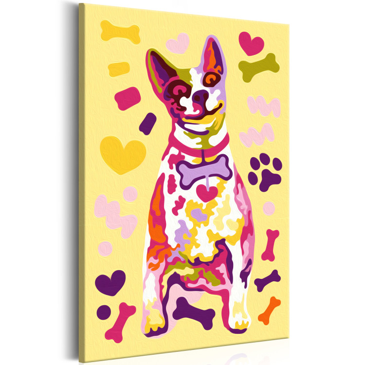Kit de pintura por números para niños Perro (fondo amarillo) 107118 additionalImage 5