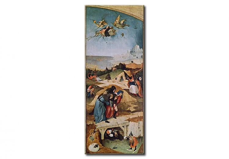 Kunstdruck Left wing of the Triptych of the Temptation of St. Anthony (oil on panel) 107918