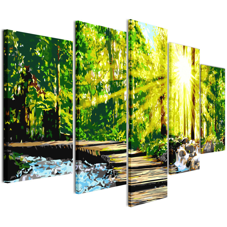 Paint by number Forest Footbridge 108318 additionalImage 5