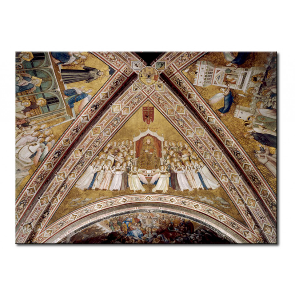 Schilderij  Giotto Di Bondone: The Glorification Of St. Francis
