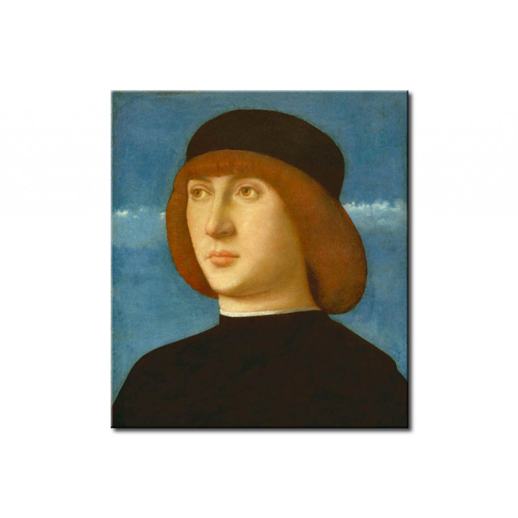 Schilderij  Giovanni Bellini: Portrait Of A Young Man
