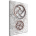 Canvas Print Twisted metal - a composition of metal gears in a steampunk style 118818 additionalThumb 2