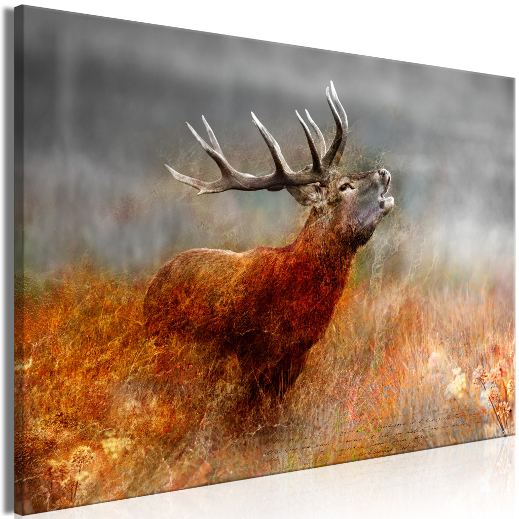 Schilderij Roaring Deer [Large Format]