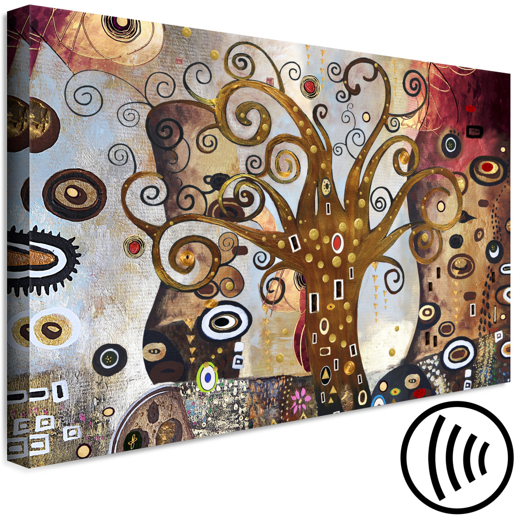 Konst Abstract Tree - Painted Forms In The Style Of Gustav Klimt
