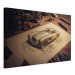 Cuadro XXL Car Sketch - Vintage Car Drawing Generated by AI [Large Format] 151118 additionalThumb 2