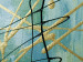 Cuadro Rostros abstractos de amapolas (4 piezas) - motivo floral con patrones 46718 additionalThumb 2