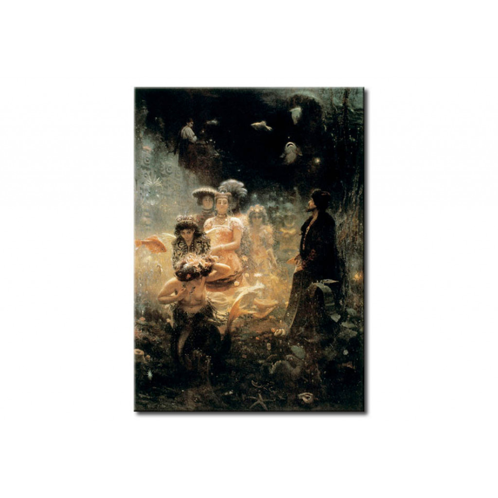 Schilderij  Ilja Repin: Sadko In Neptune's Kingdom
