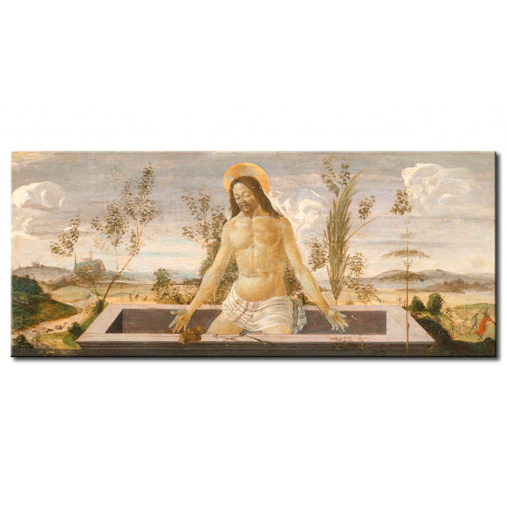 Schilderij  Sandro Botticelli: Christ In The Tomb