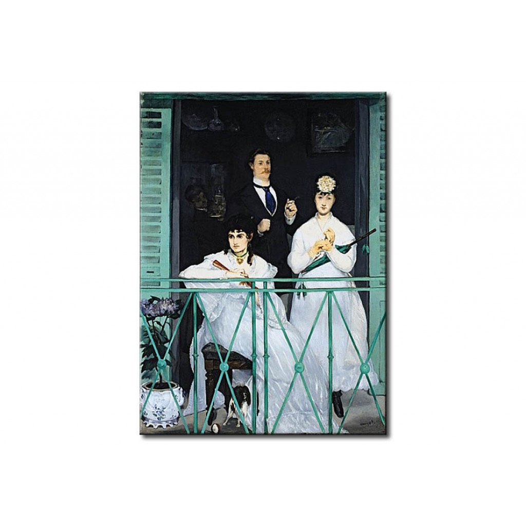 Schilderij  Edouard Manet: The Balcony