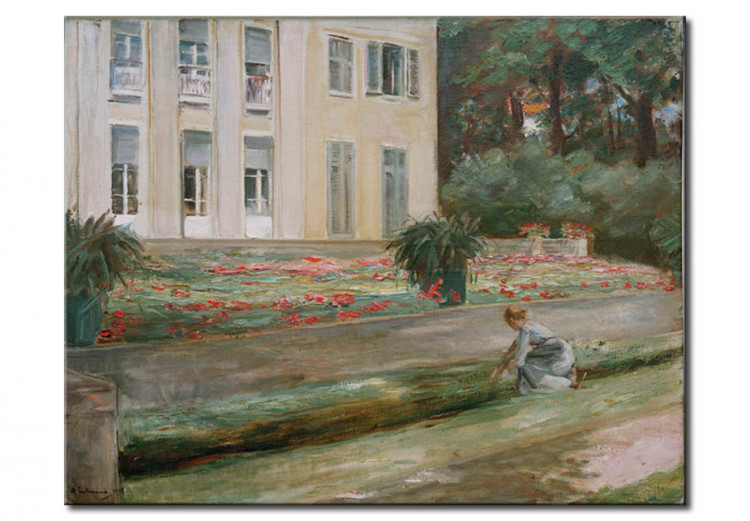 Reproduction de tableau La terrasse de fleurs dans le jardin de Wannsee (nord-ouest) 53418