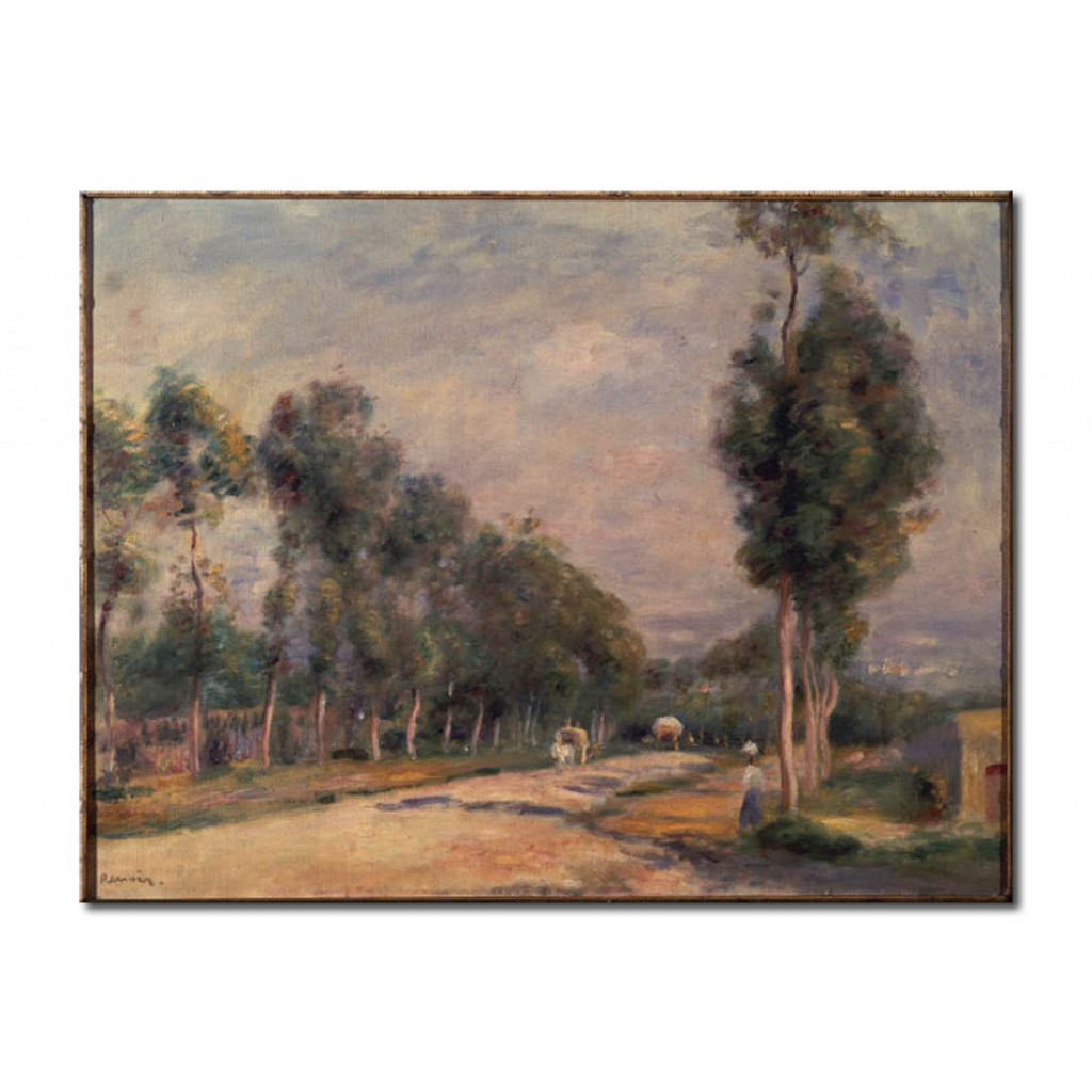Schilderij  Pierre-Auguste Renoir: Road Near Louveciennes