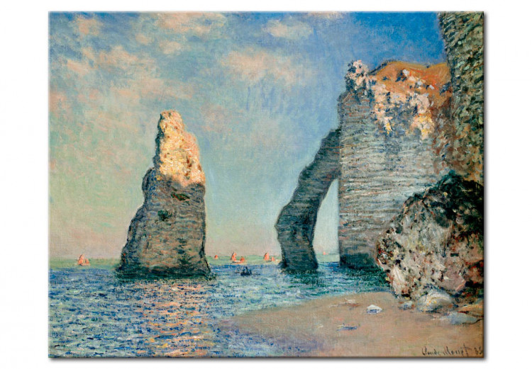 Reprodukcja obrazu L'Aiguille et la Falaise d'Aval (The needle and the rock face of Aval) 54818
