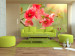 Wall Mural Floral Motif - Azalea Flowers in Water Reflection and Sunbeams 60718