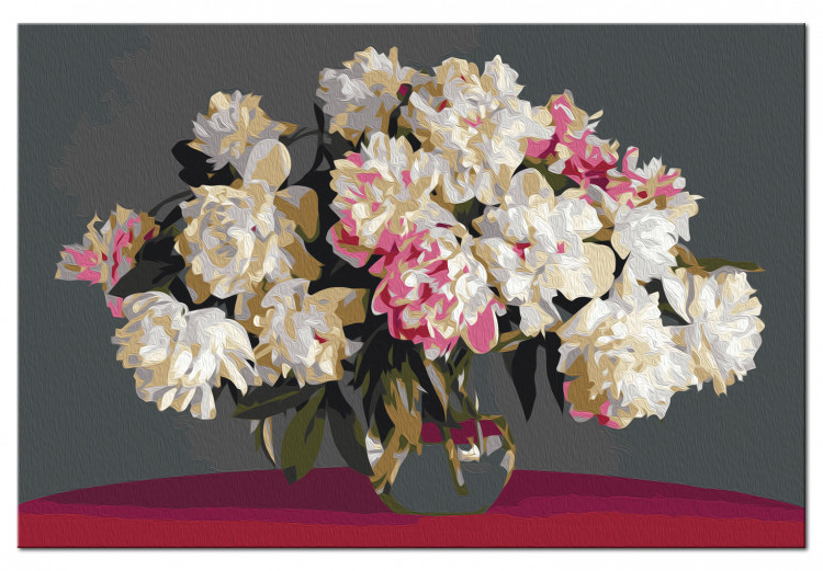 Wandbild zum Ausmalen Weiße Blumen in der Vase 107128 additionalImage 6