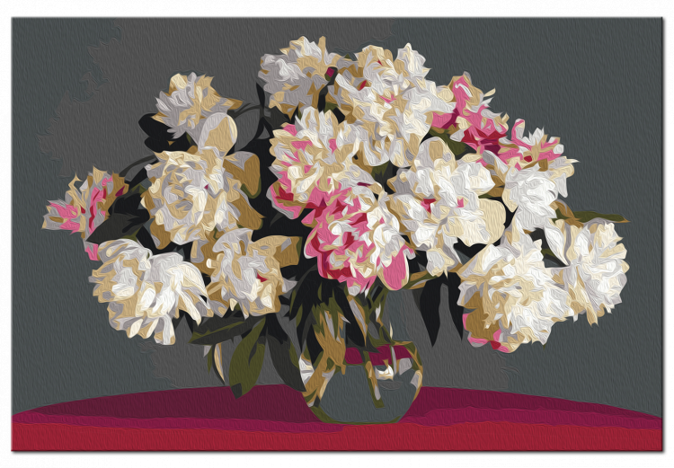  Dibujo para pintar con números Jarrón con flores blancas 107128 additionalImage 7