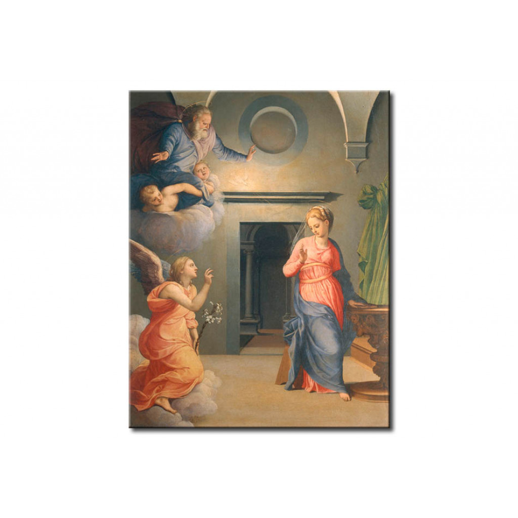 Schilderij  Agnolo Bronzino: The Annunciation To Mary